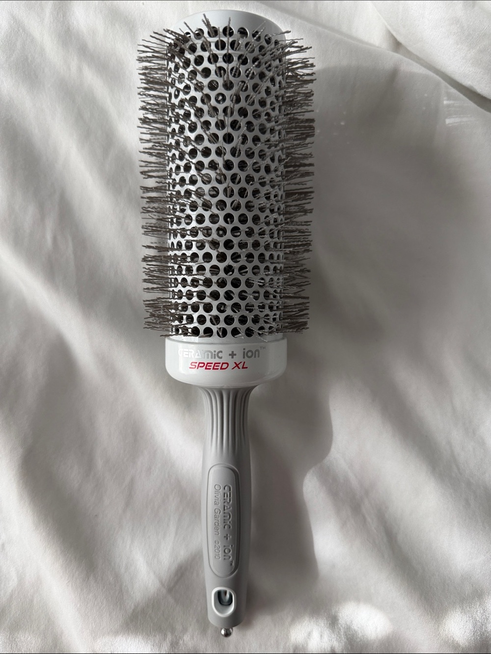 Ceramic + Ion Speed XL Round Hair Brush - Light Gray
